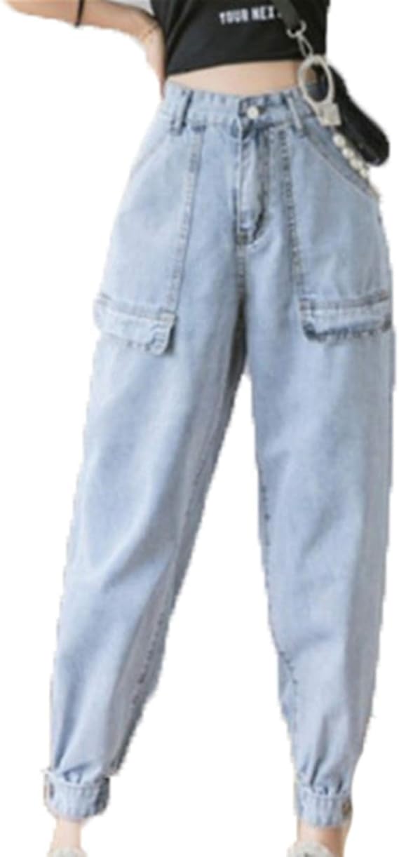 Pantalones de mezclilla sueltos Clearance