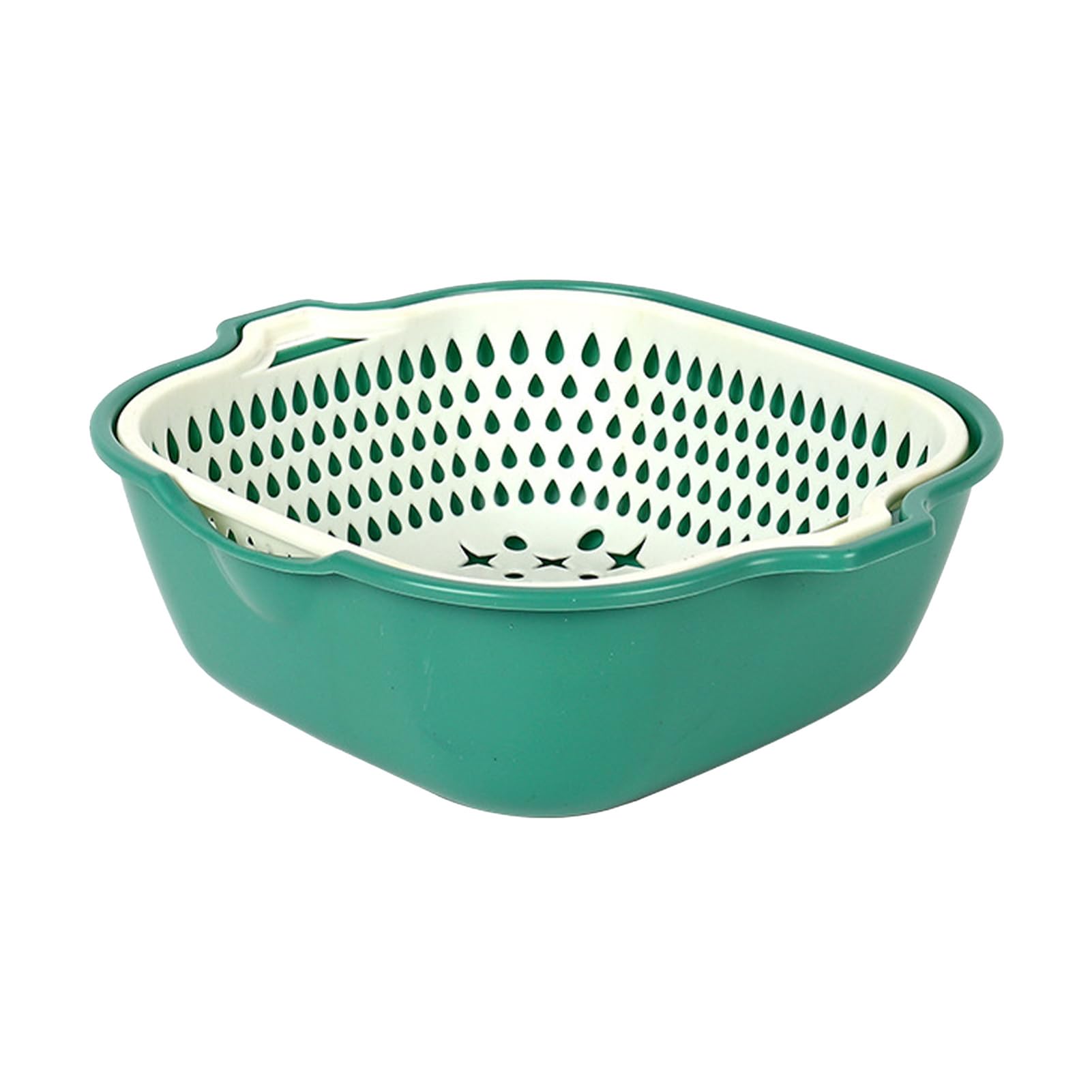 Ensemble de passoire et bol à double couche pour fruits et légumes