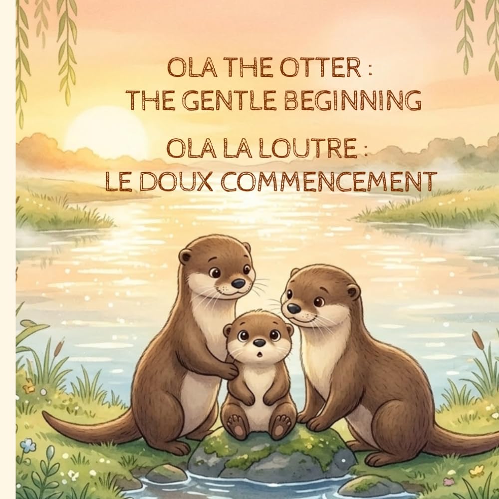 Ola la Loutre : Le Doux Commencement| Ola The Otter : The Gentle Beginning | English & French Bilingual Edition | Baby Bedtime Stories for 0–3 Months | Bilingual Bedtime Story Books for Baby