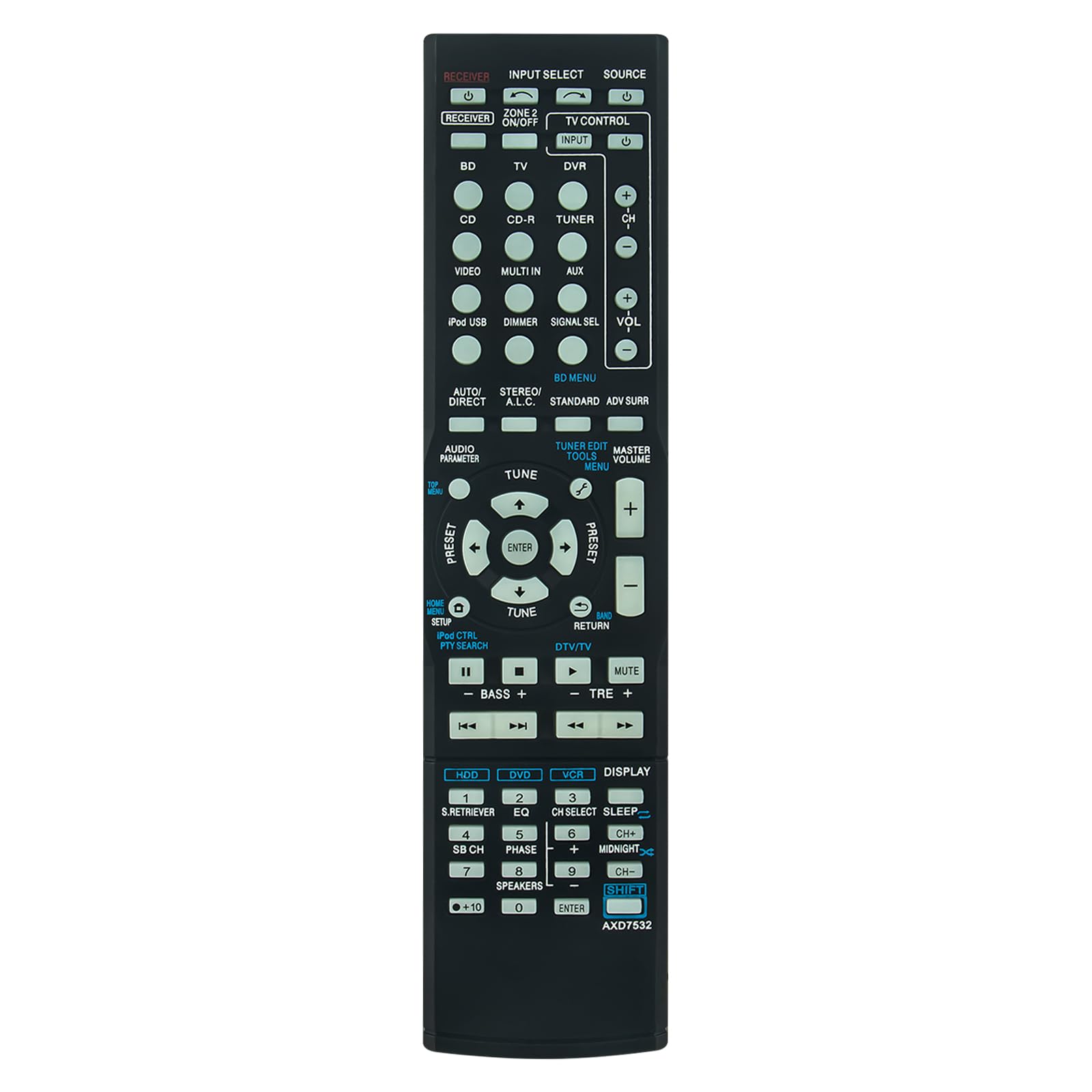Axd7534 New Remote Control For Pioneer Av Receiver Home Theater Axd7534 - View #7