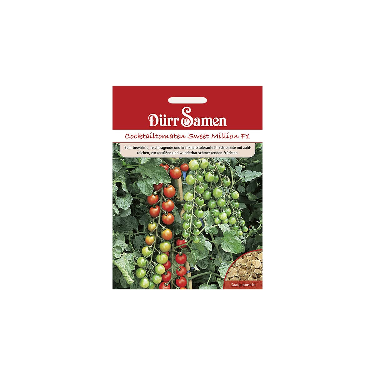 Dürr-Samen Kirschtomaten-Saatgut Sweet Million F1