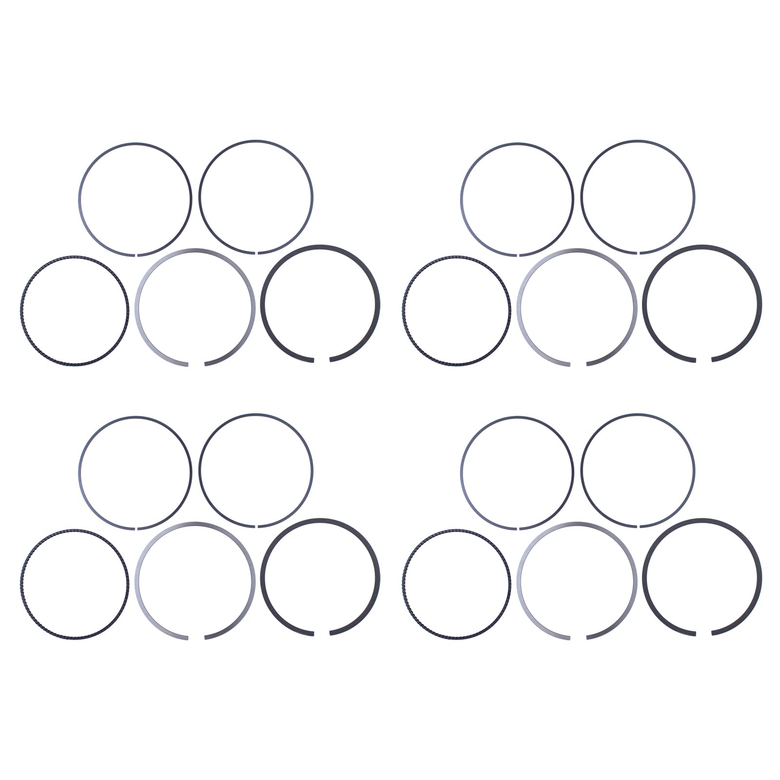 Kolbenringsatz Kolbenring Satz Kolben Ring für 1er E87 E81 E88 E82 3er E90 E91 E92 E93 3er E46 Compact E46 Coupe E46 Cabrio 5er E60 E61 Touring X1 E84 X3 E83 Z4 E85