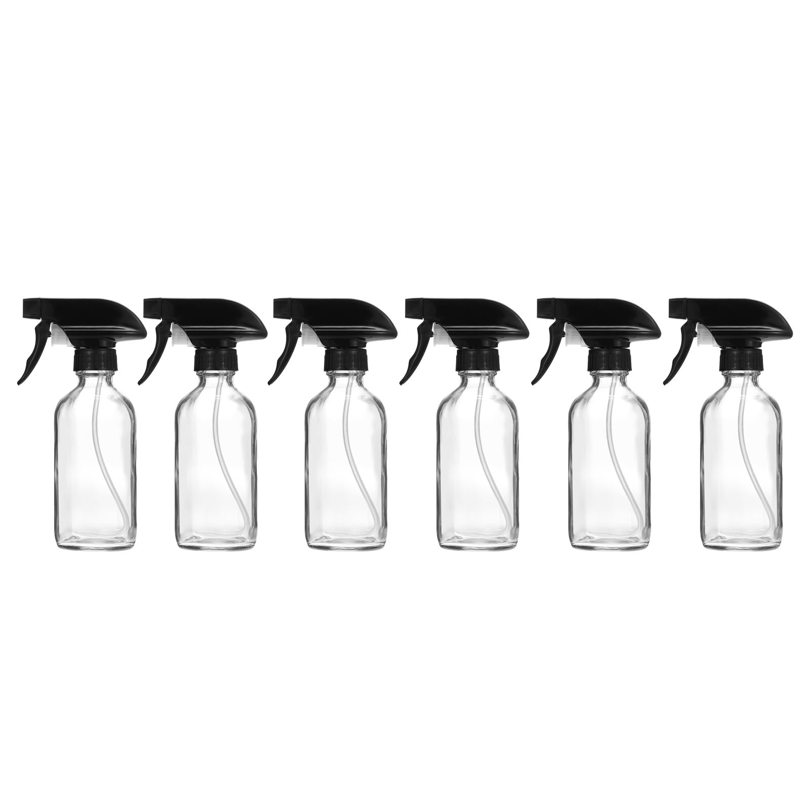 Vaporisateur en verre solutions de nettoyage spray cheveux et plantes flacon transparent 6x