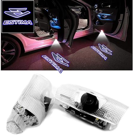 Amazon Ltsplay カーテシライト ドアウェルカムライト カーテシランプ レーザーロゴライト Ledロゴ投影 トヨタ 50系エスティマ 角度調整機能付き 2個セット 車用カーテシ For Estima Blue カーテシーランプ 車 バイク