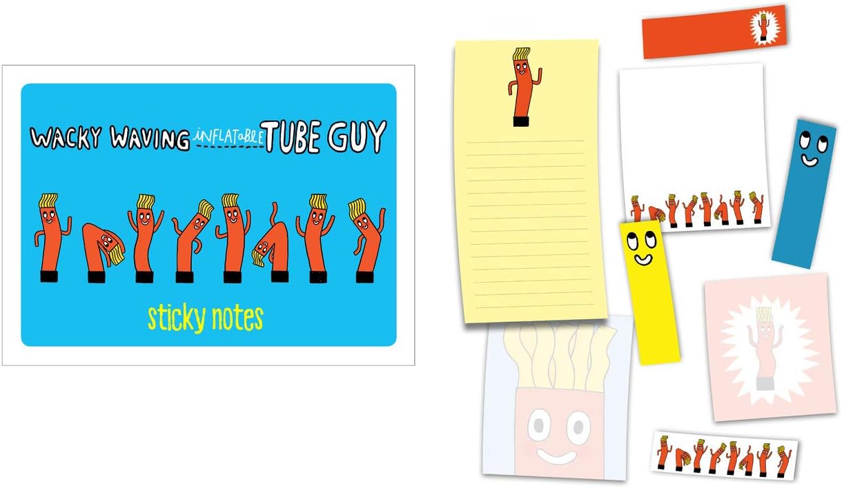 Wacky Waving Inflatable Tube Guy Sticky Notes: 488 Notes to Stick and Share