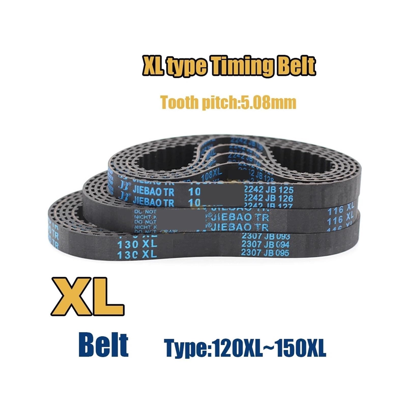 3 szt. XL pasek rozrządu o szerokości 6/8mm typ: 120XL - 150XL(130XL-(65teeth),5mm)