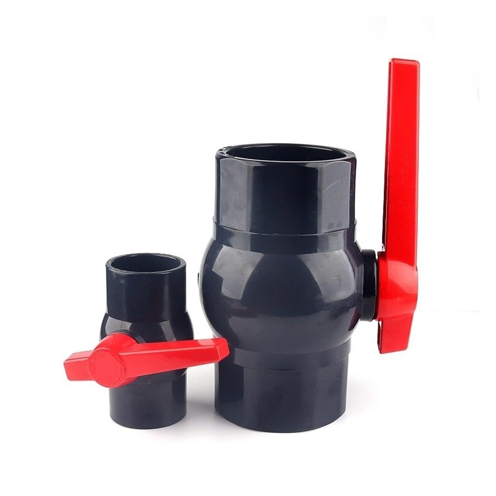 CHATROOM 1 Pcs 20-110 Mm UPVC Flache Kugel Ventil Garten Bewässerung Schlauch Anschluss Armaturen Aquarium Schalter Globus Ventil Große Größe(ID 90 mm)
