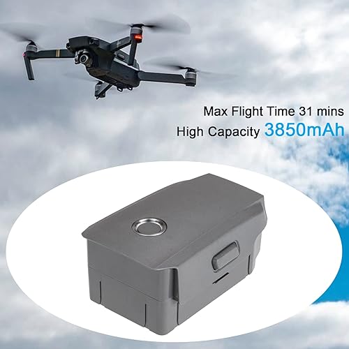 Miniatura 4 de Batería de vuelo inteligente para DJI Mavic 2Mavic 2 ProMavic 2 Zoom, 31 minutos de tiempo de vuelo máximo 3850mAh 15.4V reemplazo de baterías de