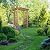 All Things Cedar 8-Foot Pagoda Arbor Garden Arch Trellis for Climbing Plants, Transform Garden or Patio Spaces, Made from Premium Western Red Cedar