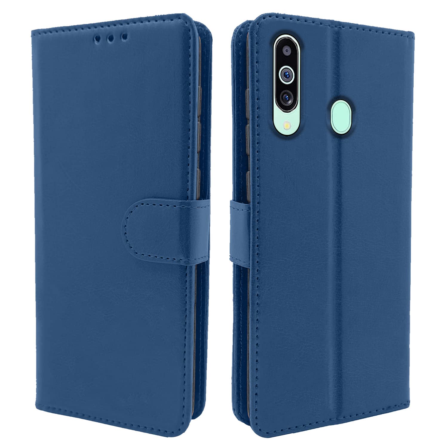 Pikkme Samsung Galaxy M40 Flip Case Leather Finish | Inside TPU with Card Pockets | Wallet Stand and Shock Proof | Magnetic Closing | Complete Protection Flip Cover for Samsung Galaxy M40 (Blue) (B0BF989HS9) Amazon Price History, Amazon Price Tracker