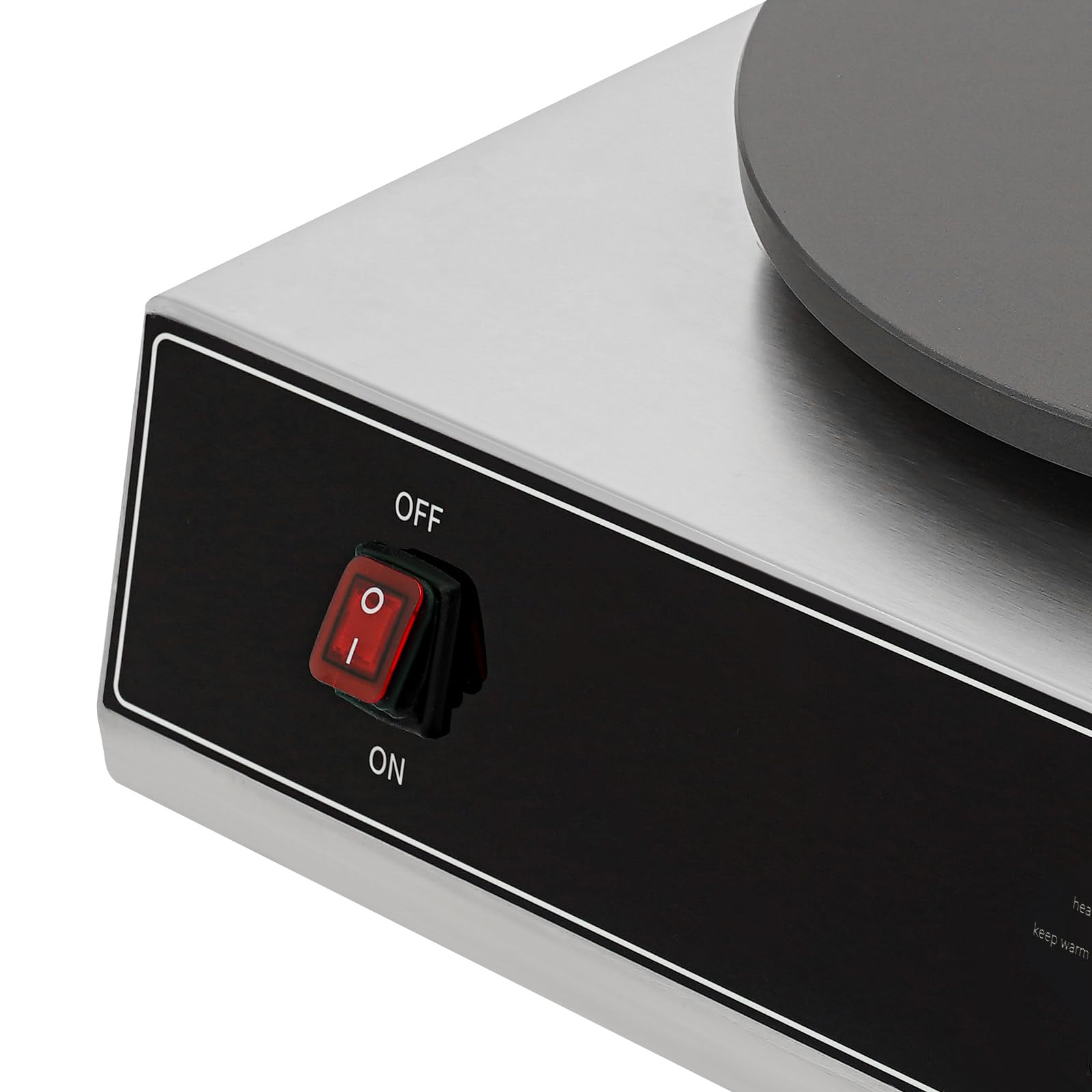 Profesjonalna maszyna do naleśników z cyfrowym wyświetlaczem 2800 W, 40 cm