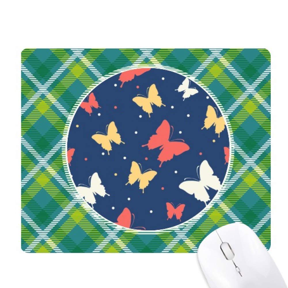 Tapis de souris papillon coloré et réseaux de points pixel - 6