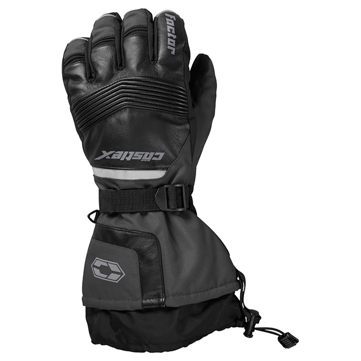 Castle X Mens Factor Glove in Gray - Size Medium
