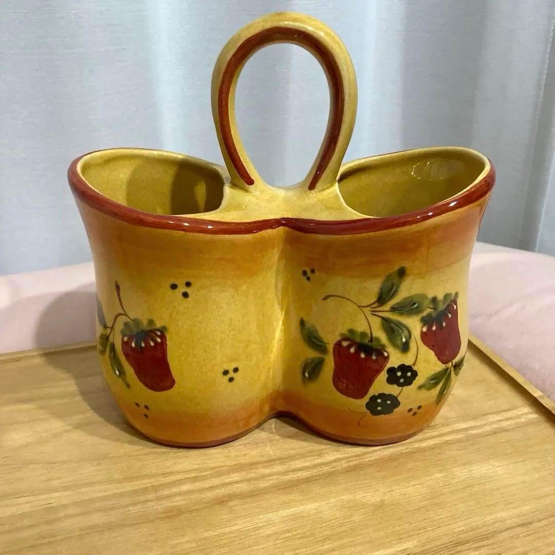 タイ・骨董】宋胡録（スンコロク）鉄絵 小壺（1301年~1600年） 鉄絵 陶芸