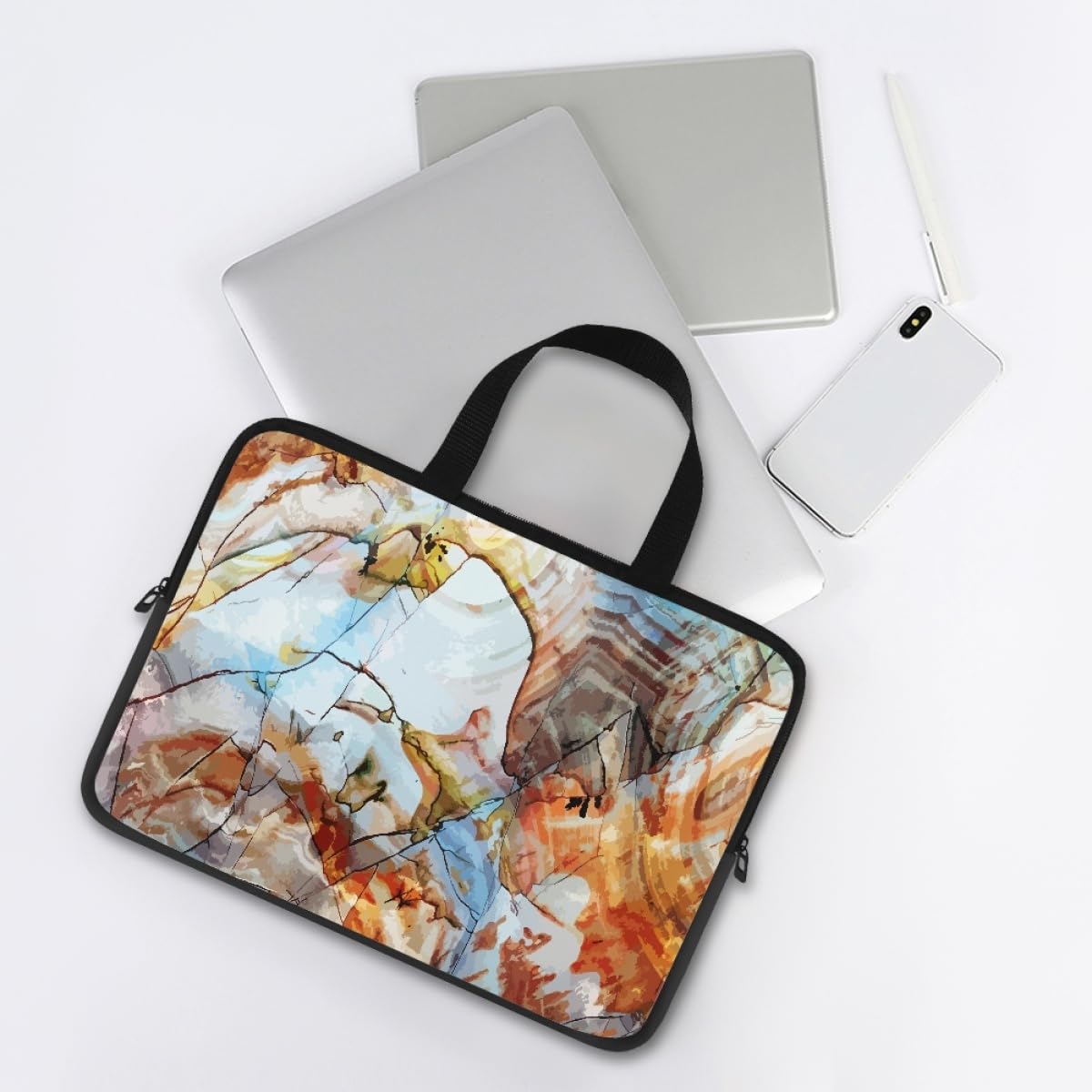 Borsa Moto Manubrio Borsa Per Laptop 17,3 Pollici In Neoprene - Foto 7