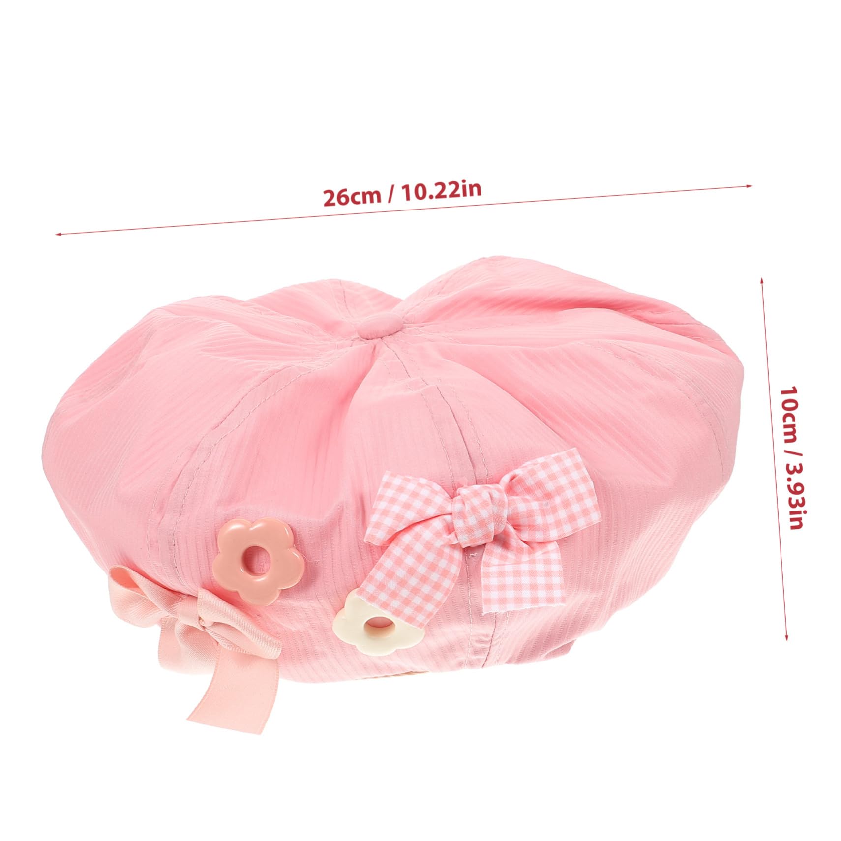 Healeved Women's Fashion Beret Hat Classic French Design Artist Painter Cap Soft Material Stylish Comfortable Pink