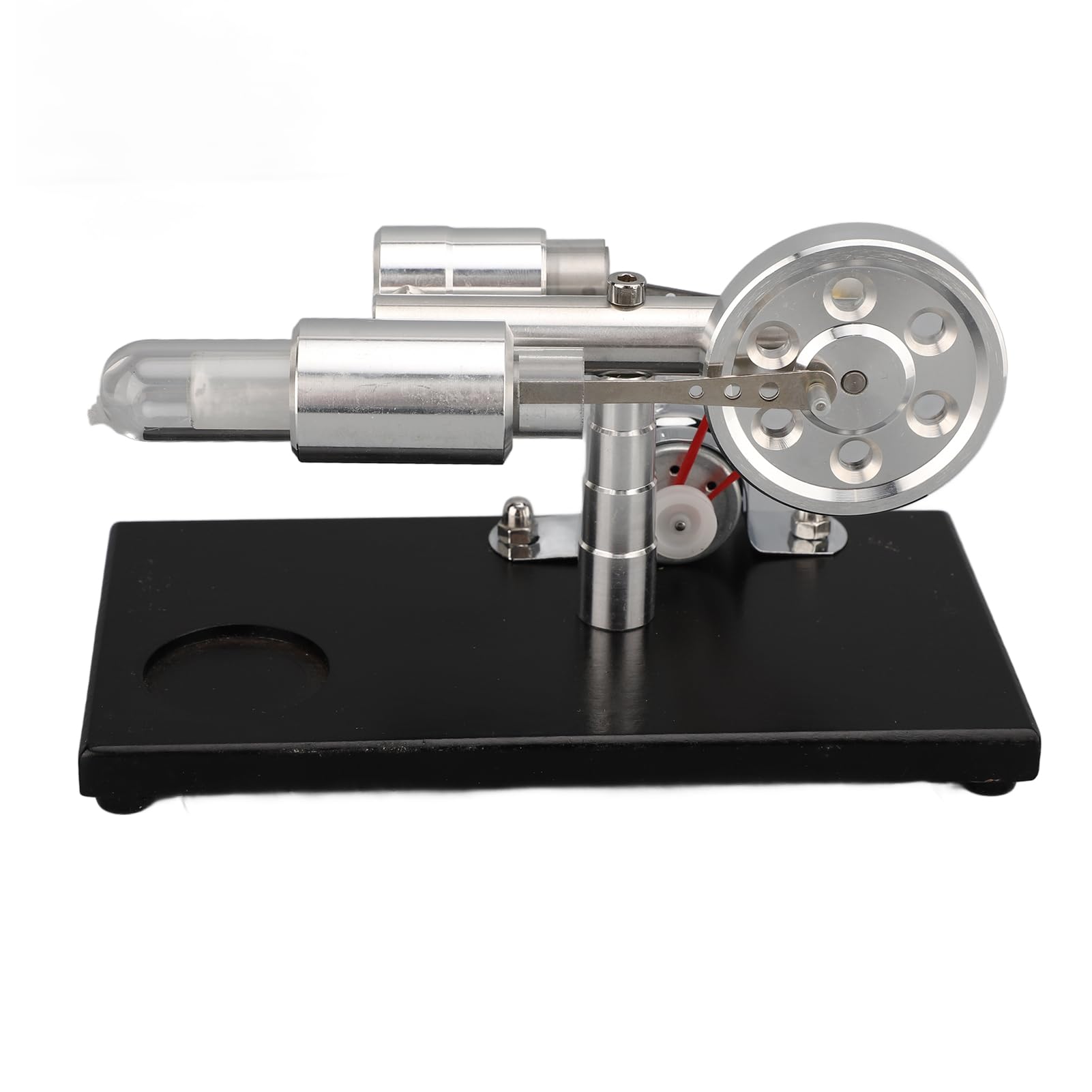 Modello di Motore Stirling, Kit Motore Stirling di Costruzione in Lega di Alluminio a LED Colorati, Generatore di Elettricità con Esperimento di Fisica Scientifica Giocattolo Educativo per