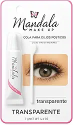 Cola para Cílios Postiços Transparente, 7g, Adesivo para Cílios Profissional