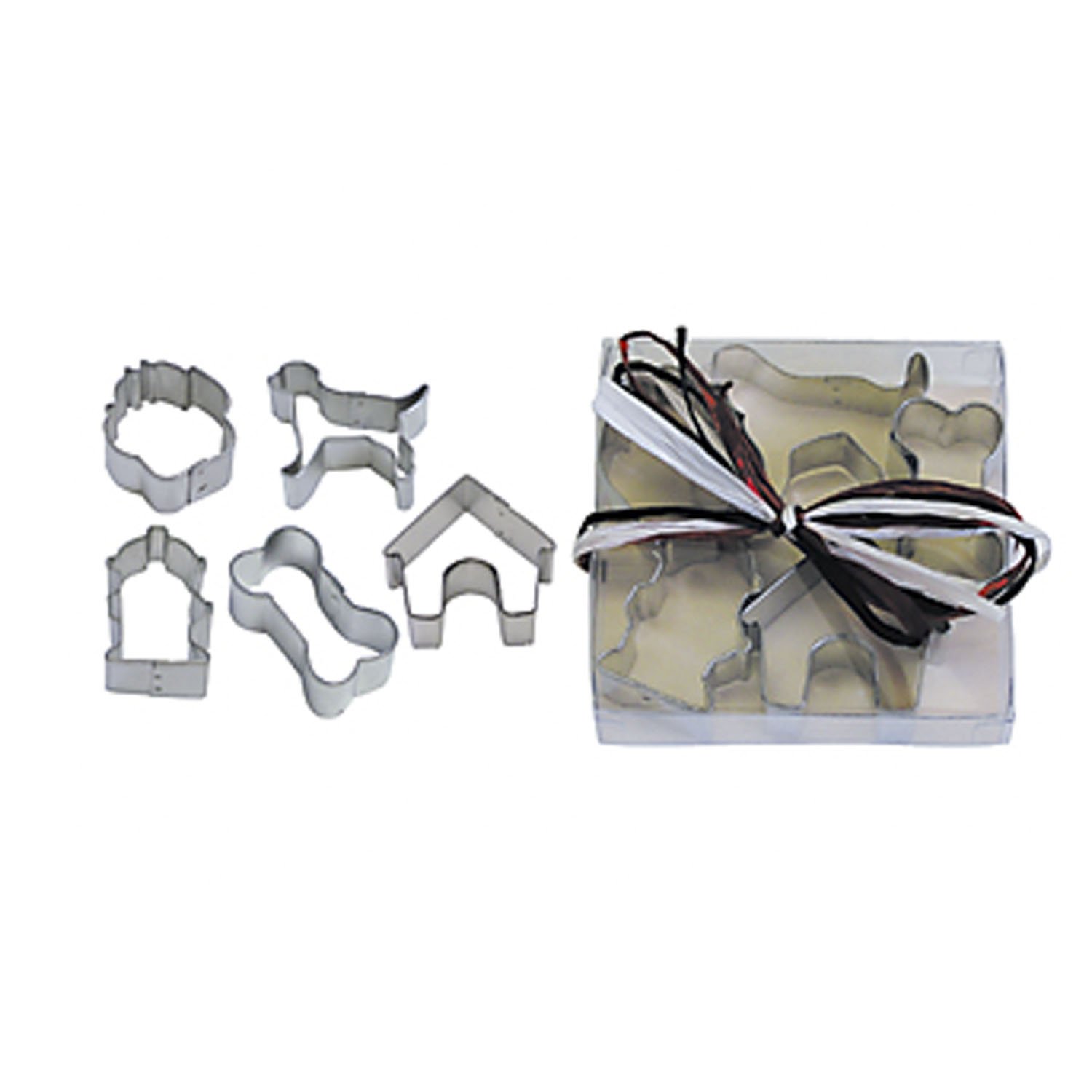 Dress My Cupcake Mini Dog Bone 5-Piece Cookie Cutter, Set