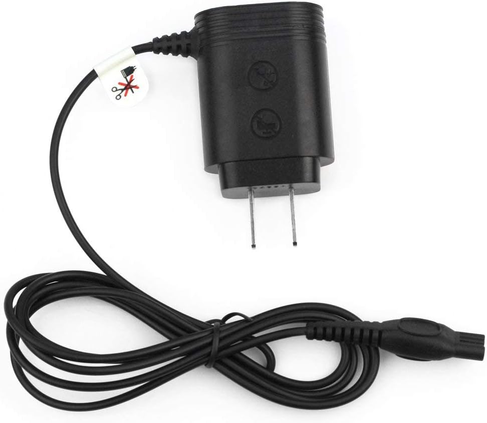 USonline911 Charger for Philips Norelco-HQ8505 Norelco 7000 5000 3000 Series Electric Shaver Razor, Aquatec, Arcitec, Multigroom Beard Trimmer & More 15V AC Adapter Power-Supply Cord