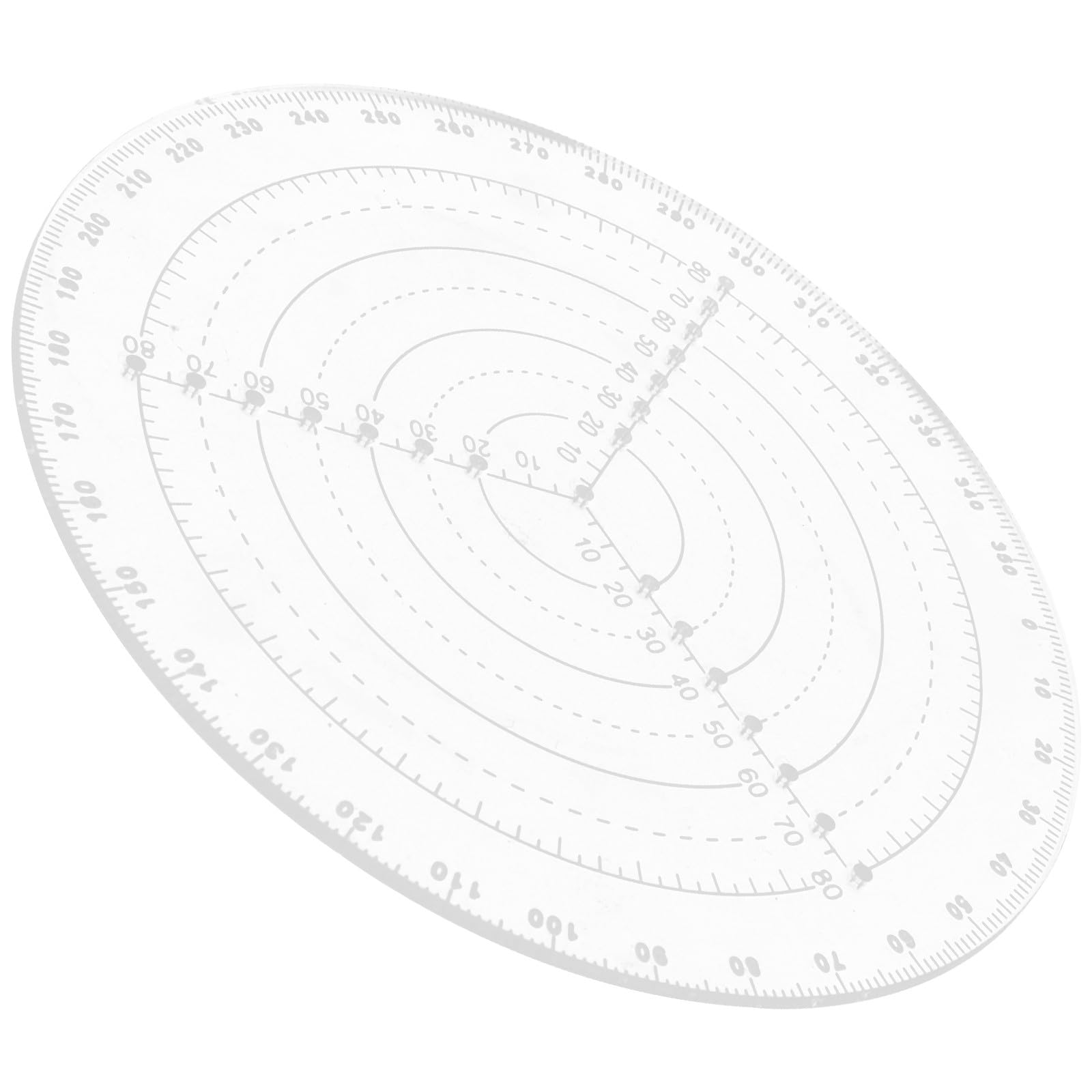 Outil de dessin circulaire transparent SHINEOFI compas grand format