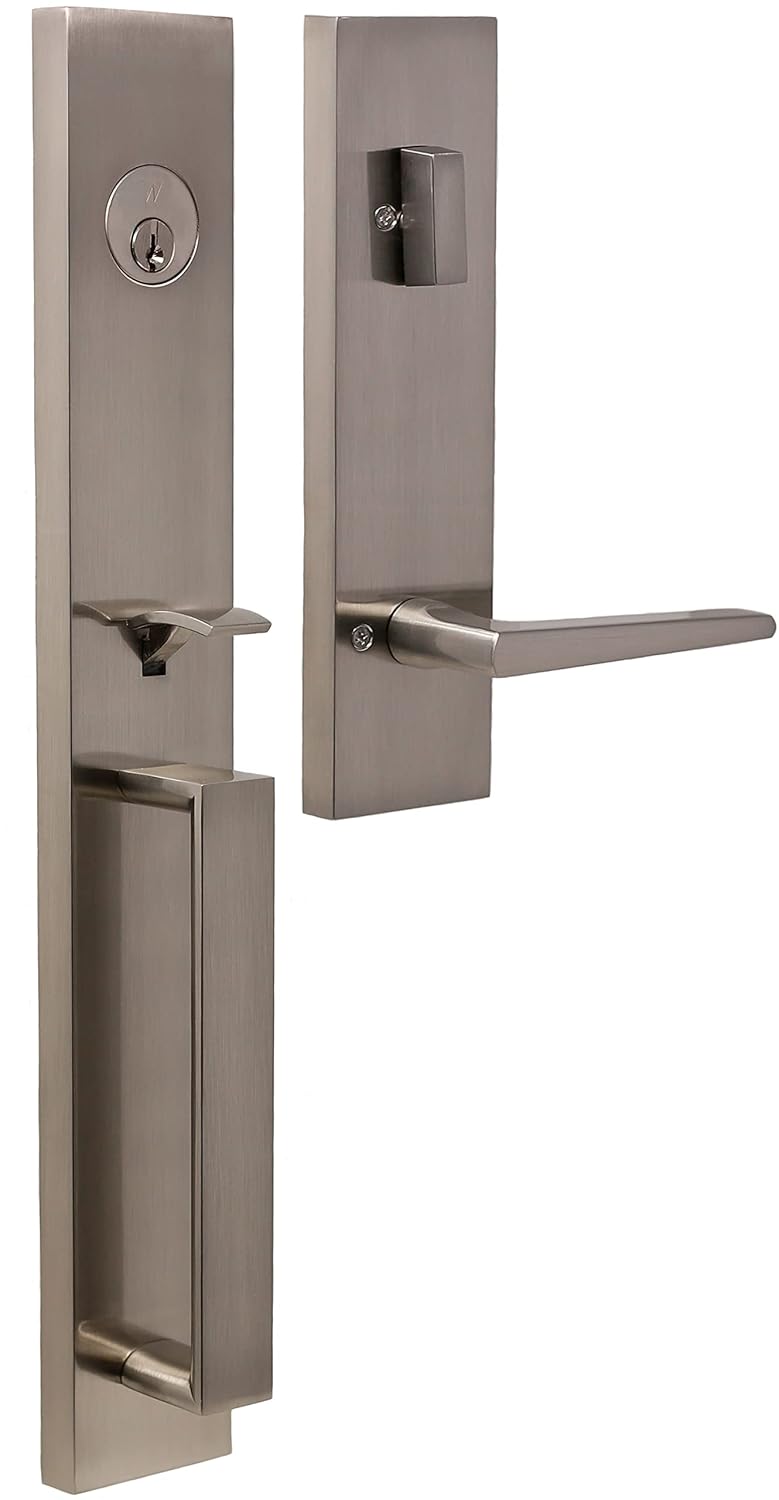 Weslock Xanthis Single Cylinder Entry Handle Set with Philtower Lever