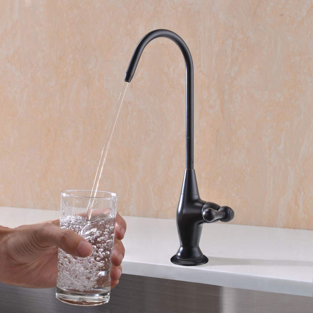 Sink Drinking Water Faucet, Sink Water Filter System, Suitable for Most Reverse Osmosis or Water Filtration Systems, Stainless Steel Reverse Osmosis Faucet for Kitchen Bar, Oil Rubbed Bronze