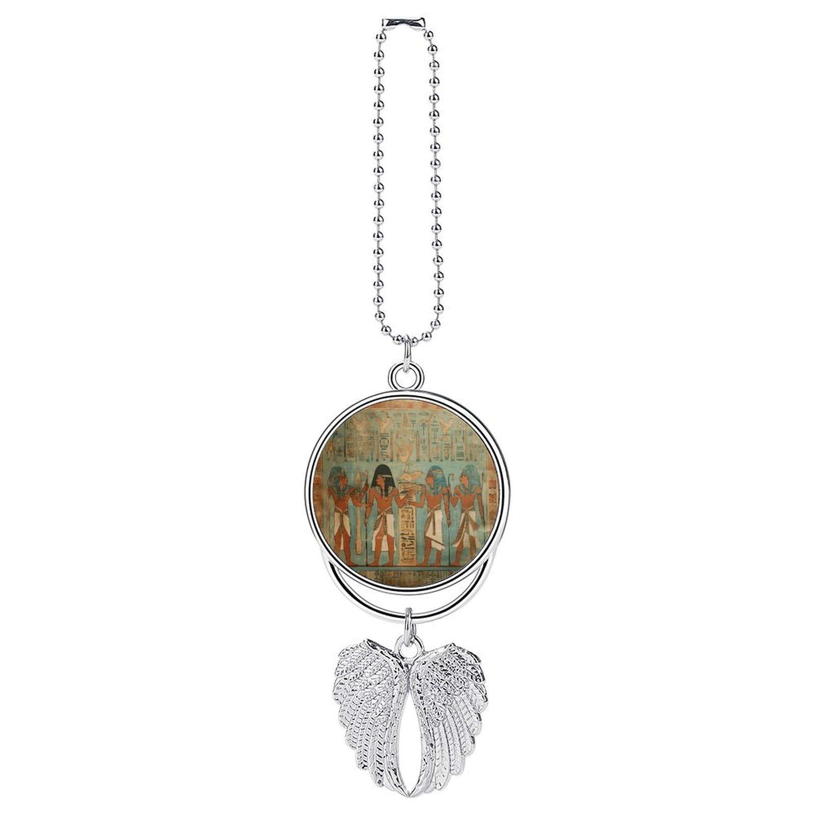 Women in Ancient Egypt Car Pendant Hanging Swing Auto Rear View Mirror Hanging Car Rear View Mirror Charm Truck Hanger Ornament Charm for Car Rear View Mirrors Accessories