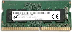 Micron 8GB SODIMM DDR4 3200 PC4 1Rx16 MTA4ATF1G64HZ-3G2 260 pinos SO-DIMM Notebook Mem�ria RAM para Dell HP Lenovo e outros sistemas