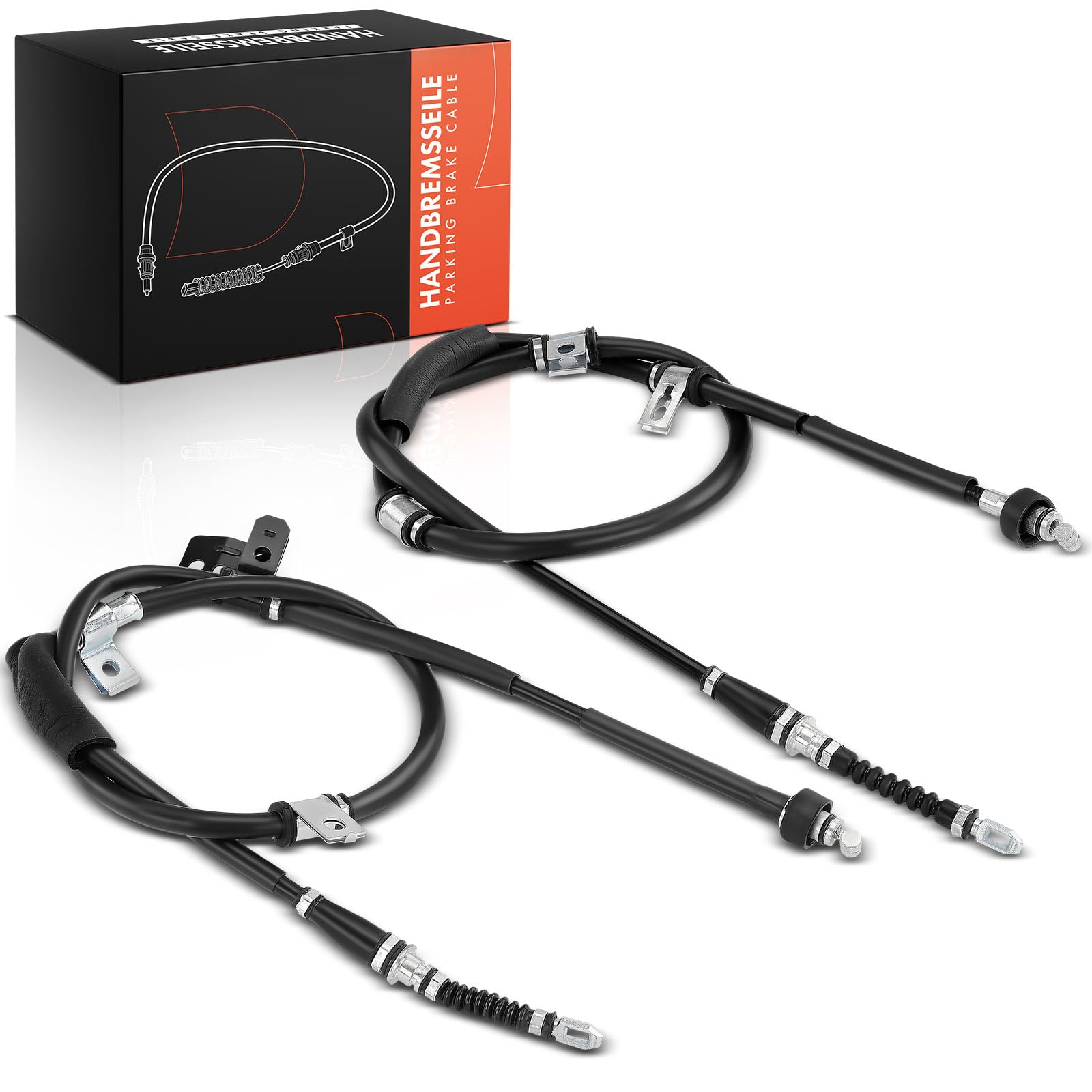 Frankberg 2x Cable del freno de mano Trasero izquierdo derecho Compatible con Coupé GK 1.6 16V 2.0 GLS 2.7 V6 2.0 2001-2009 Replace# C660752,597702C320