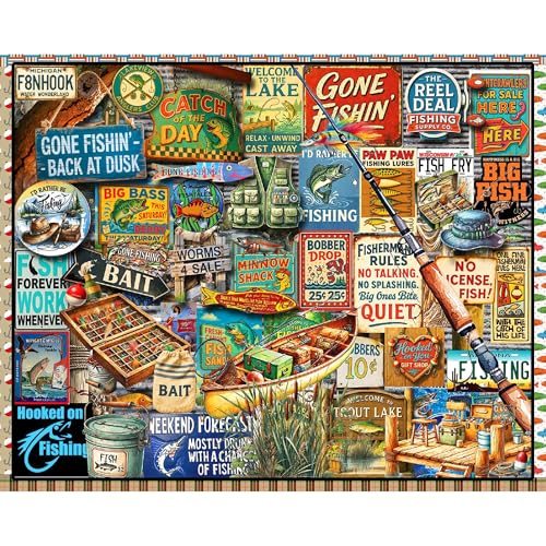 Rompecabezas Collage Pesca 13+ Anos miniatura 3