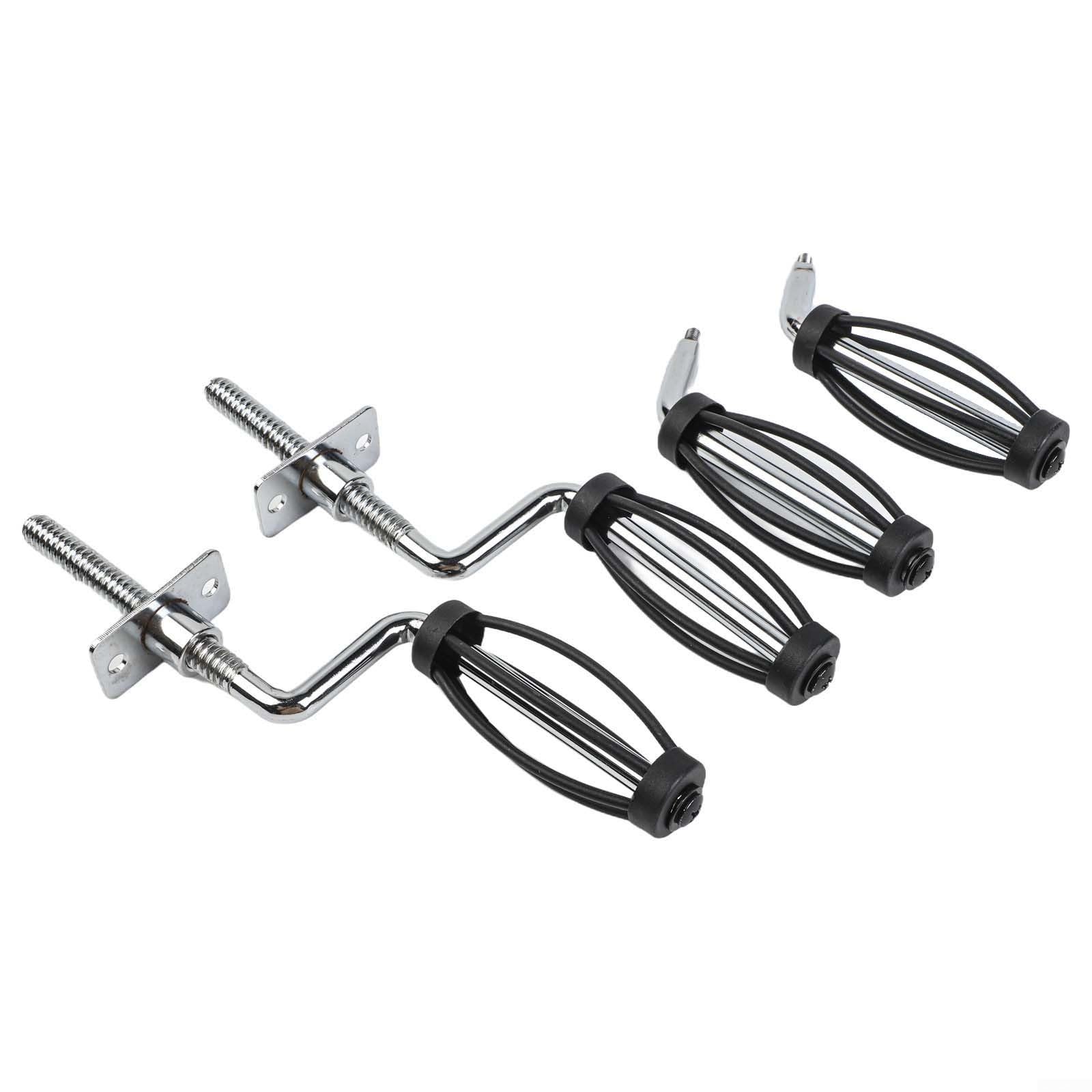 Manico per barbecue resistente per affumicatori e pozzi, design ergonomico, presa sicura, alta resistenza al calore (2 A+2 B)