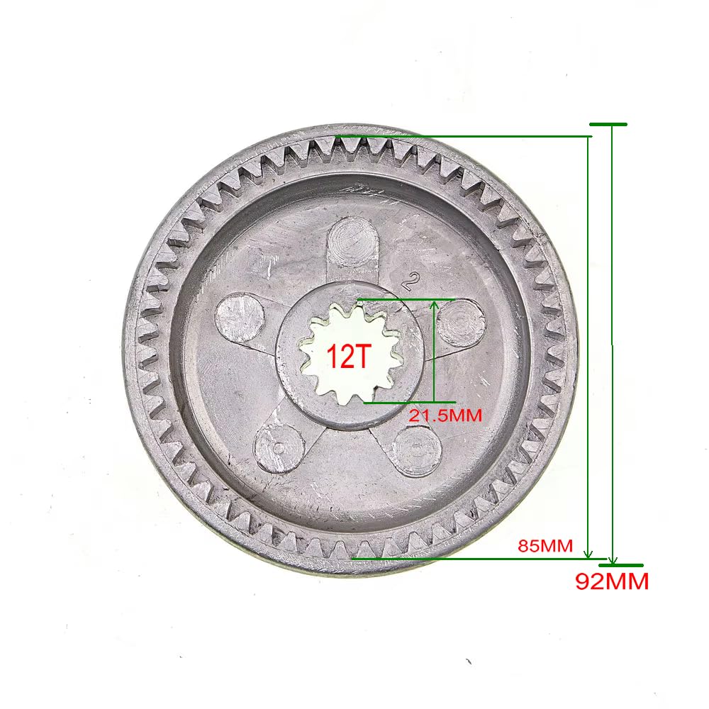 YIMATZU ATV Parts Zinc Alloy Gear for 2000-3000LB ATV Electric Winch?Winch Parts
