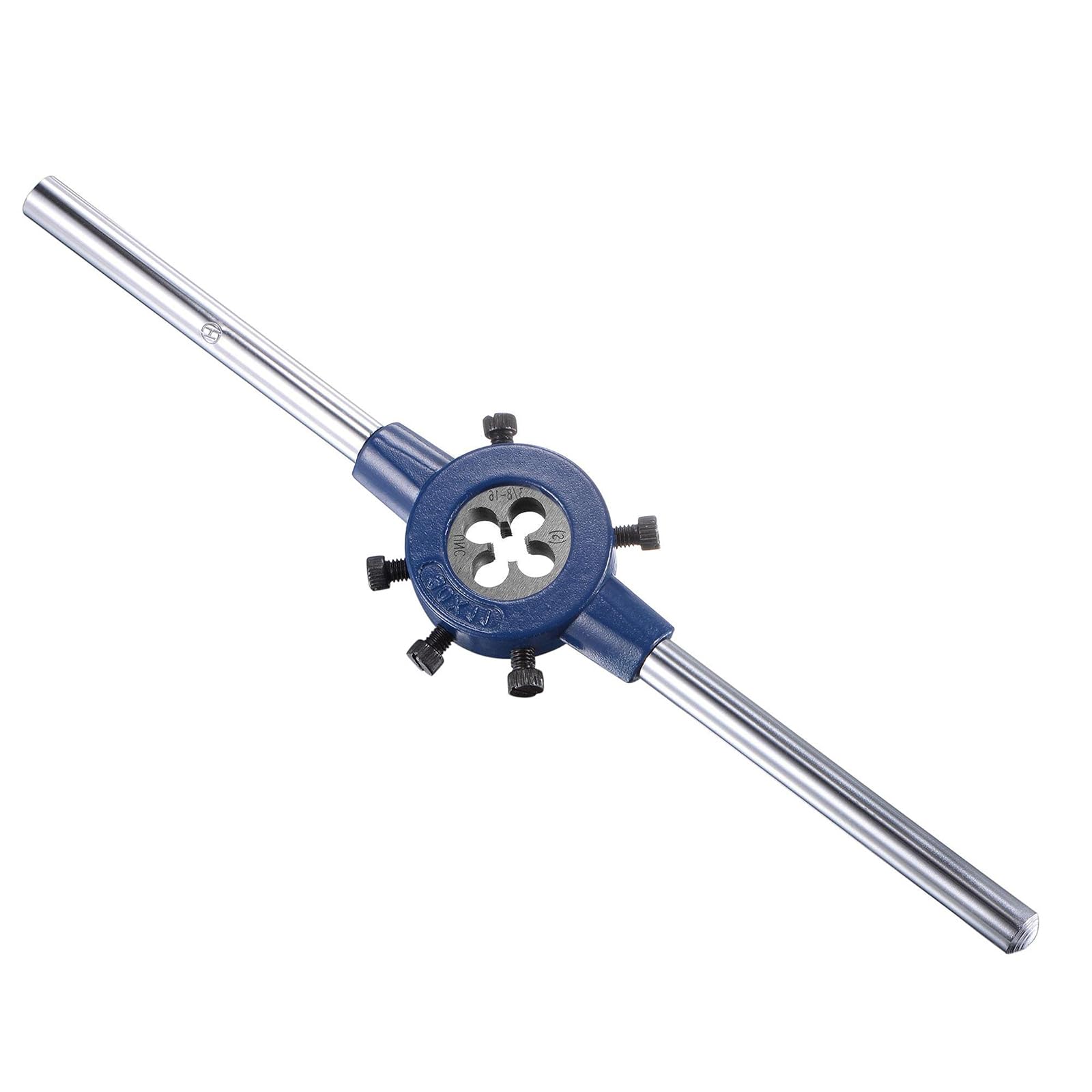 MACHSWON Round Die Stock Handle Wrench Set,3/8-24 UNF Threading Die and 30mm Die Holder (Fits: 20mm-30mm OD Die / M9-M11 Thread Die) Adjustable for Bolt Thread Repair - Image 4