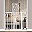 Fairy Baby Baby Gate for Doorways Stairs Hallway 34-38.5 Inch Wide, Walk Through Child Gates with Pressure Mounted Extention Kit, Indoor Safety Child Gates for Kids or Pets