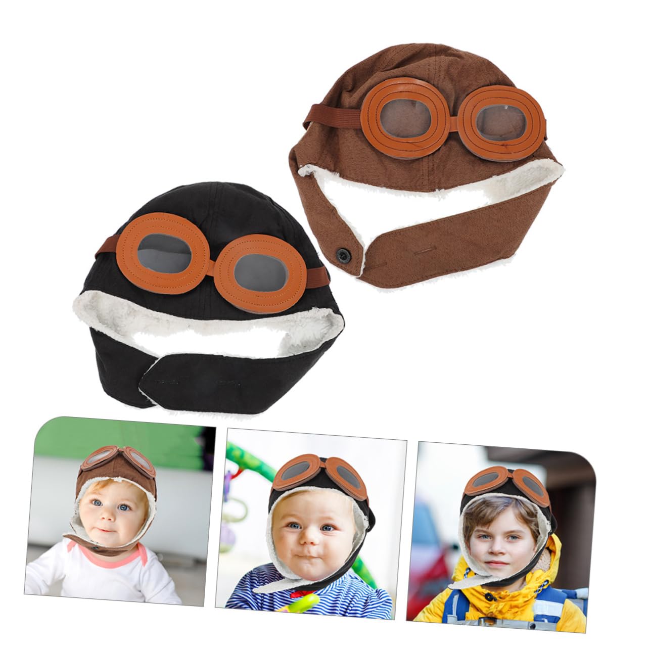 VALICLUD Pilotenmütze Wintermütze Faschingshut Geschenketueten Kinderhüte Kindermützen Jungen Jungs Hut Für Fleecemütze Für Baumwolle
