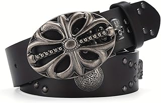 Men's & Women's Bohemian Style Vintage Skeleton Riveted Hip Hop Punk Roc...