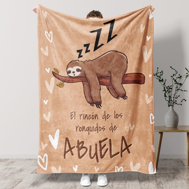 PRSENTLY Regalo Abuela, Suave Mantas 152x127cm Regalos Abuela, Regalo para Abuela Navidad Cumpleaños San Valentín Dia De La Madre de Nietos