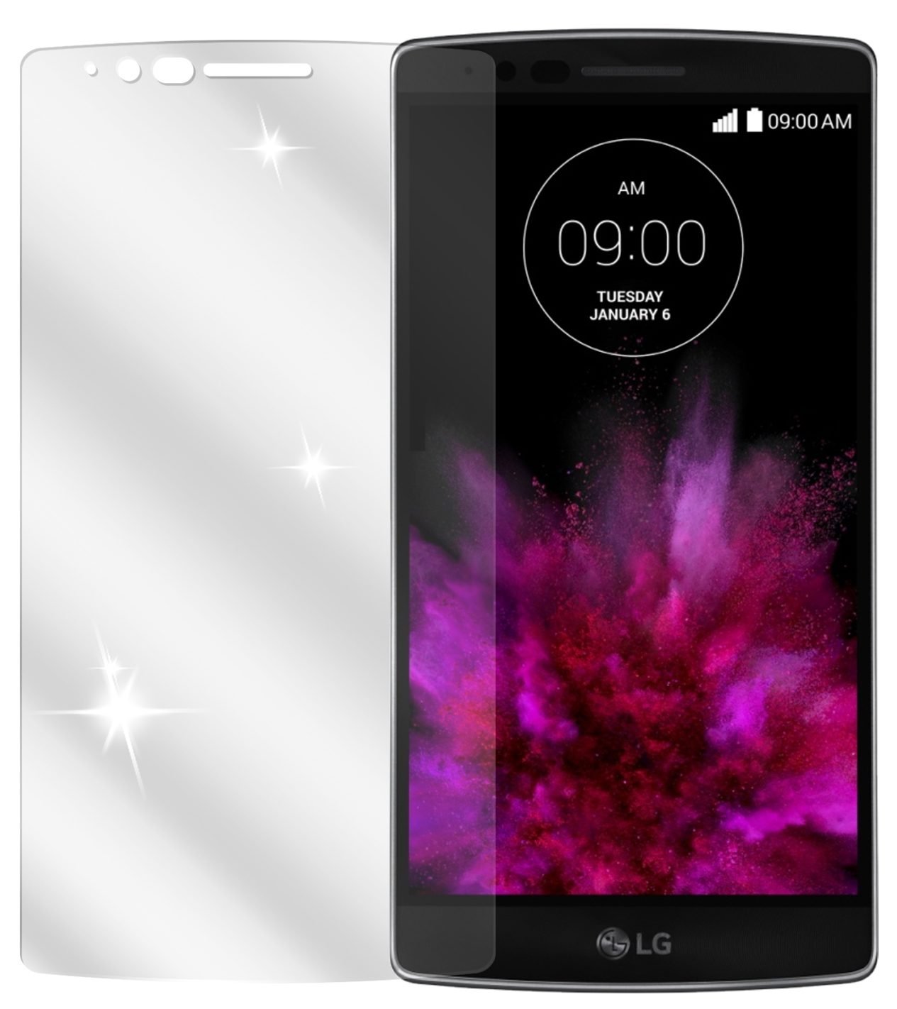 Dipos 2 Pellicole Protettive Crystalclear Per LG G7 Fit, Taglio Laser, Made In Germany - 4