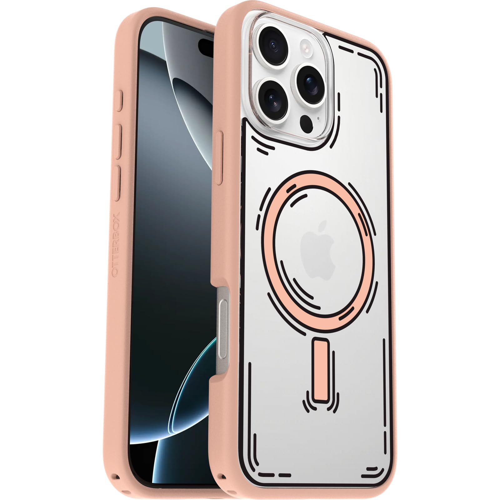 Amazon.com: OtterBox iPhone 16 Pro Max Symmetry Series Clear Case