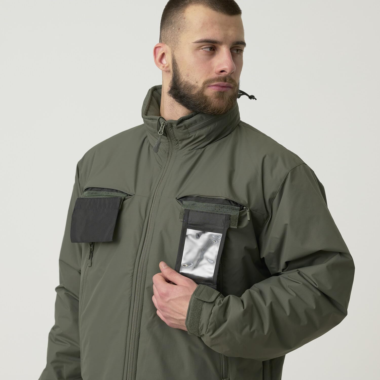 Helikon-Tex Husky Tactical Veste d'hiver – ClimaShield Apex 100 g – Noir