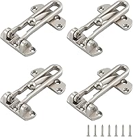 Vista 9 de WellMade Pestillo de bloqueo de puerta de barra oscilante, pestillo de seguridad de puerta para seguridad de los niños y seguridad del hogar