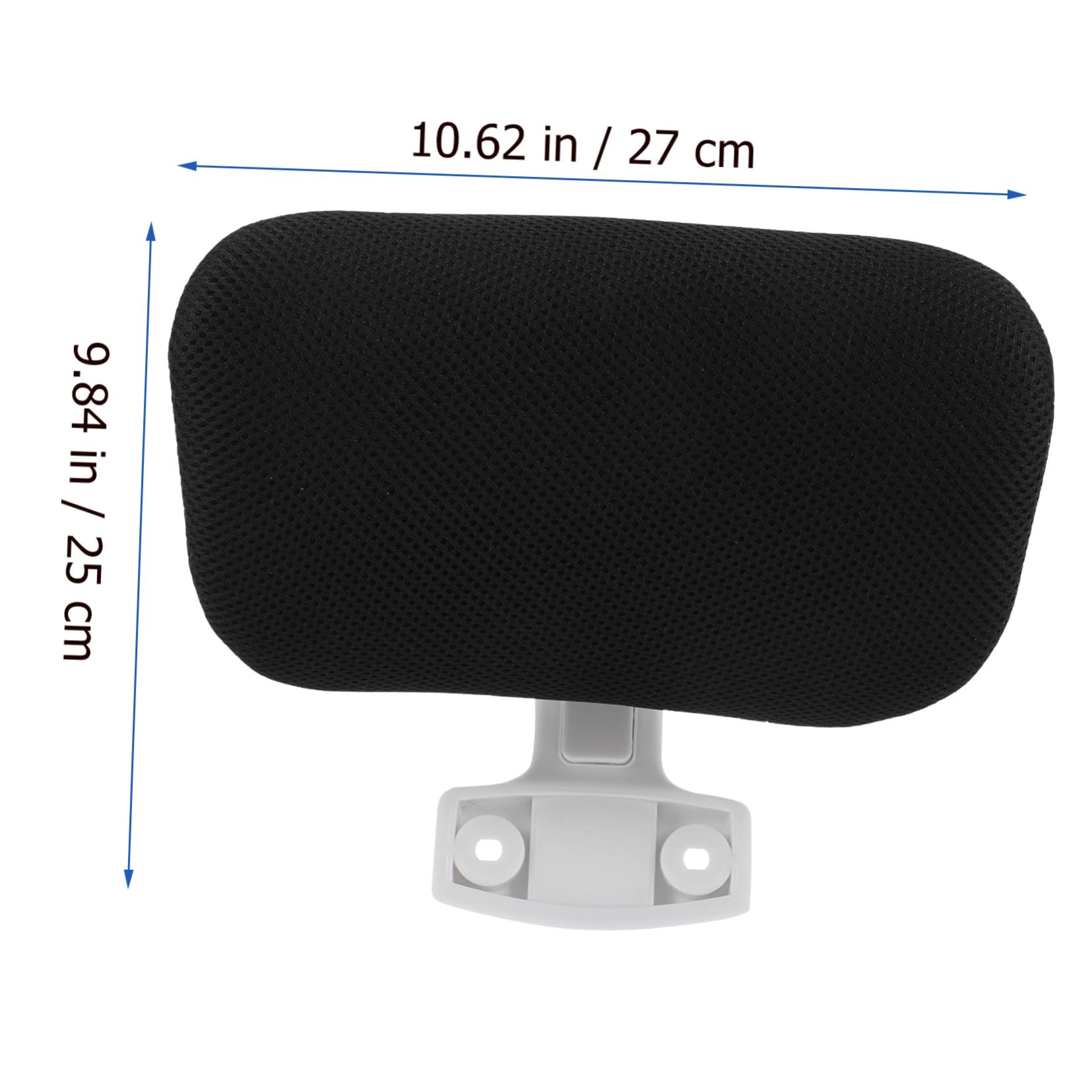 Zerodeko Almohada para Reposacabezas De Silla De Oficina Cojín Cabeza Protección Cuello para Uso Computadora o Silla De Trabajo Color Negro y