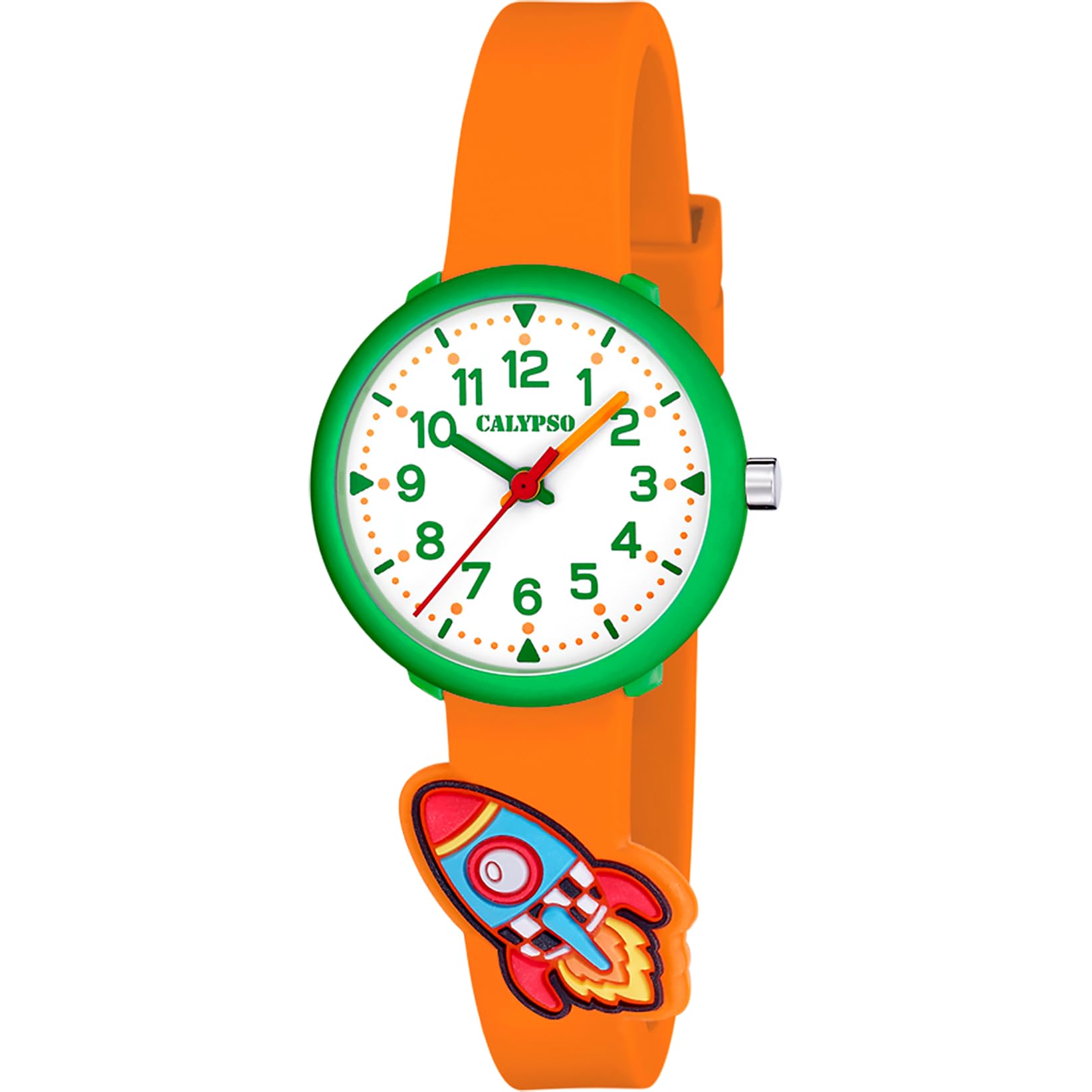 House of Watches - Calypso Boys Green & Orange Rocket Watch K5845/3