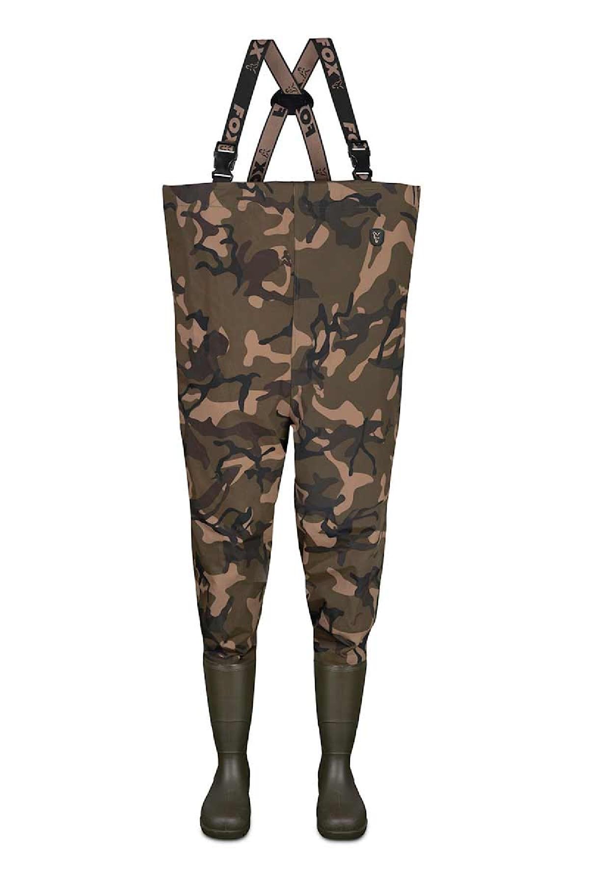 Fox Lightweight Lined Camo Waders New 2024: 8/42