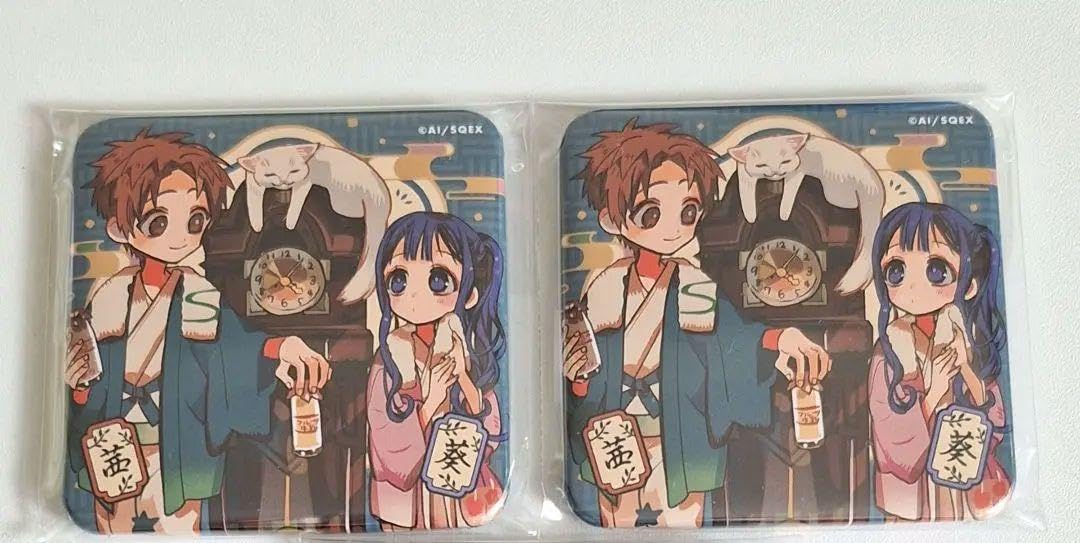 地縛少年花子くん　カフェ　缶バッジ 地縛少年花子くん くま mottoカフェ 缶バッジ - メルカリ