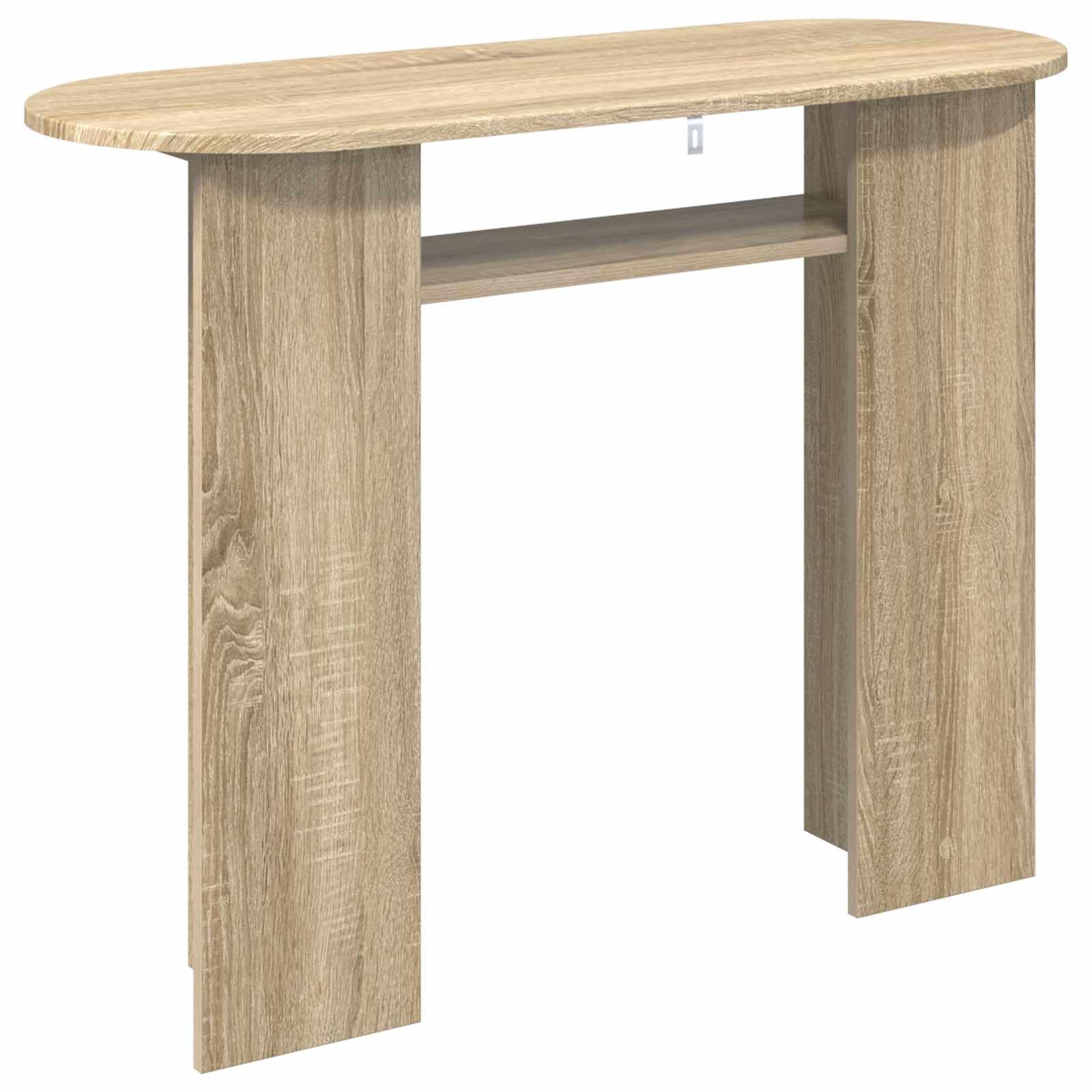 Générique Inżynieria drewniana konsola stołowa 100 x 39,5 x 75 cm | Wąska konstrukcja, łatwa konserwacja, Prosty montaż, Idealny do salonu lub wejścia
