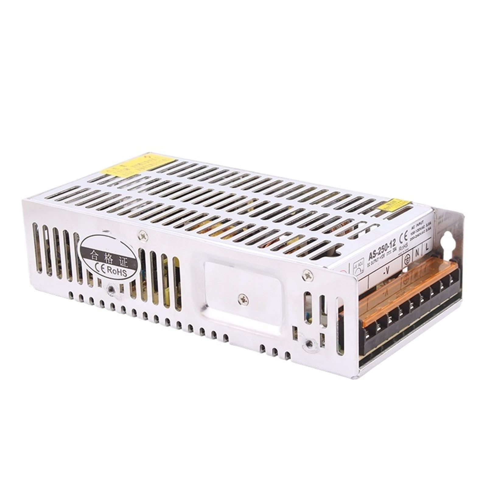 Alimentation à découpage mini taille AS-250-15 boîtier métal ultra compact