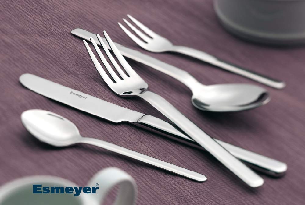 Esmeyer 250-030 Besteck-Set Bettina Hochglanz-poliert 30-teilig, Edelstahl, 22 x 7 x 6 cm, Silver