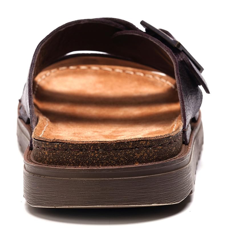 A. Veer Baliya One Strap Sandal for Men | Mens Slide Sandals | Casual Mens Slides |Leather Sandals4